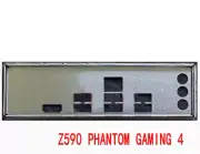 Shield I/O IO Backplate For ASRock Z590 PHANTOM GAMING 4 Motherboard