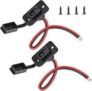 AsrMyjcx 2X SAE Battery Cables for Cars Tractor Power Boat Accessories 12AWG Extension Cable SAE Extension Cable