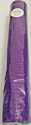 10 Yards Long X 20.5” Wide Purple Mesh Ribbon 1 Roll