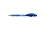 Stabilo Liner 308 Ballpoint Pen Medium Blue Retractable Box of 10, ACCO 0280730