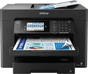 [Epson] Workforce Pro WF-7840 Wireless All-in-One Wide-Format Printer with Auto 2-Sided Print up to 13" x 19", Copy, Scan and Fax, 50-Page ADF, 500-sheet Paper Capacity, Works with Alexa, Black, Large