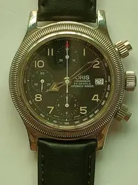 在飛比找Yahoo!奇摩拍賣優惠-ORIS(7750機芯)計時錶，錶徑39 mm，飛行錶大龍頭