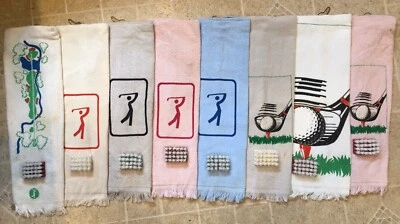 MUDDY BUDDY POCKET TOWEL W/CLUB CLEANING BRUSH-USA MADE - SLIGHT DIRT/RUST MARK