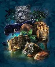 SUNSOUT INC Big Cat Prowess 1000 pc Jigsaw Puzzle