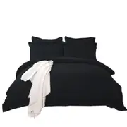 Black Tailored 1000TC Duvet Doona Cover Set Various Size