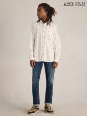 White Stuff White Cycling Printed Shirt (F13839) | $127