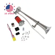 Universal 12V Air Horn 150DB Single Train Trumpet Compressor with Super Loud Car (for: Ford)