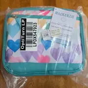 POTTERY BARN KIDS AQUA RAINBOW HEARTS COLD PACK MACKENZIE LUNCH BOX
