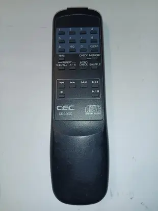 原裝C.E.C. CD機CD3300純發燒cec遙控器通用5
