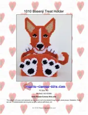 Basenji Dog Treat Holder- Plastic Canvas Pattern or Kit