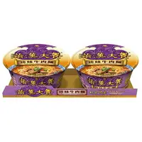 在飛比找樂天市場購物網優惠-統一 滿漢大餐珍味牛肉麵(187g*2碗/組) [大買家]