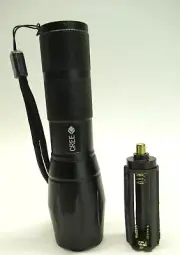 Tactical Flashlight Super Bright Military LED 6" 1600 Lumen Cree Battery Powered