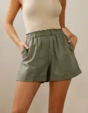 Atmos & Here Kelsie Linen Shorts