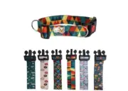 Dog Collar Triangle Pattern Quick Release Safety Buckle Sized Medium Nylon