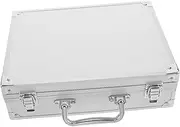 KITANDOVE Aluminum Alloy Tool Box with Sponge Lining Portable Briefcase for Organizing Tools and Documents Durable Storage Case for Office and Home Use