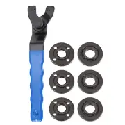 Adjustable Angle Grinder Wrench Set 0.4"-1.9" Range Lock Nut Wrench Tool Blue