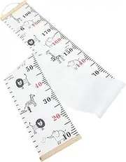 HONMEET Wall Hanging Growth Chart Cartoon Animal Pattern Height Measurement Chart for Playroom Decor Reusable Wall Decor for Home Kindergarten and Classroom