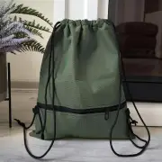 Foldable Drawstring Backpack Lightweight Simple Fashionable Sports Bag Unisex