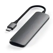 Satechi Slim USB-C MultiPort Adapter, Space Grey