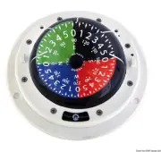 RIVIERA Regatta Boat Marine Compass 3" 80mm White 4-colour flat rose