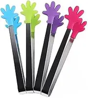 Gatuida Professional Serving Tongs Set Silicone Kitchen Clip Combination Easy to Use for Cooking Baking and Serving