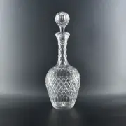 Decanter: Shaft & Globe, facetted neck