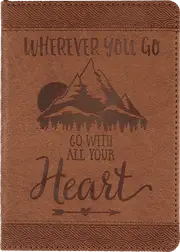 Peter Pauper Press Journal Artisan Small Wherever You Go Go With All Your Heart 328984