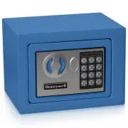 5005B Steel Security Safe with Digital Lock, 0.17-Cubic Feet, Blue