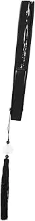HOMOCONO Vintage Style Folding Hand Fan with Tassel Retro Handheld Dancing Fan Lightweight Portable Decorative for Summer Travel Photography Props