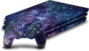 Official Cosmo18 Milky Way Art Mix Vinyl Sticker Gaming Skin Decal Cover Compatible with Sony PlayStation 4 PS4 Pro Console and DualShock 4 Controller