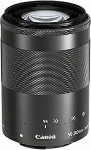 Canon EF-M 55-200mm f/4.5-6.3 Image Stabilization STM Lens (Black)
