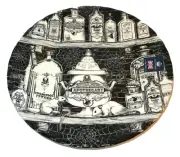 Royal Wessex Halloween WITCHES BREW APOTHECARY Porcelain Dinner Plate - NEW