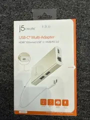 j5 Create USB-C Multi-Adaptor HDMI Gigabit Ethernet USB 3.1 HUB PD 2.0 BRAND NEW