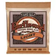 Ernie Ball Guitar Strings Acoustic Earthwood Phosphor Bronze Light 11-52