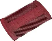 Double Sided Lice Removal Comb, Lice Comb, Professional Wooden Fine Teeth Beard Comb Hair Styling Tool and Nits Removal Comb (10 x 6cm / 3.9 x 2.4in)