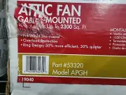 Air Vent Inc 53319 Gable Attic Ventilator Fan