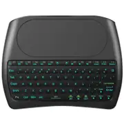 D8 Pro Plus i8 Mini Wireless Keyboard English Version with Touch Pad 2.4GHz 7 RGB Backlights for Android Smart TV PC Xbox