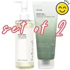 2PCS-ANUA Quercetinol Pore Deep Cleansing Foam+Cleansing Oil Double Cleansing