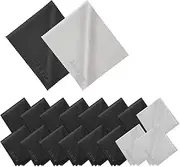 Ablethe 18 Pack Premium Microfiber Cleaning Cloths, Lint-Free Fiber for Cleaning Lenses, Glasses, Screens, Cameras, Cell Phones, Eyeglasses, LCD TV Screens, Tablets and More