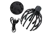 Electric Scalp Massager with 3 Modes, 360 Degree Head Massager, Cordless Portable Head Scratcher for Stress Relax(Black)