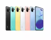 Xiaomi Mi 11 Lite 5G 6.55" AMOLED 128GB 8GB 64MP Snapdragon 780G Phone By FedEx