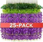 Wisteria Hanging Flowers,Hanging Flowers,Wisteria,Fake Hanging Flowe (25,Purple)