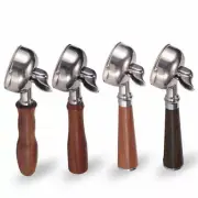 Bottomless Portafilter Espresso tools Wooden Handle 58mm E61 (Bulk 3 Sets)