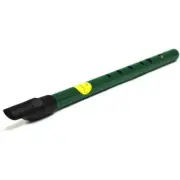 Feadog Brass Irish Tin Whistle Key of D Small Flute Made in Ireland,Green