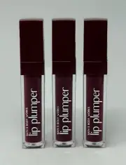 3 NEW BATH & BODY WORKS BERRIED AWAY BERRY LIP PLUMPER GLOSS SHINE BALM WAND