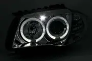 Mga headlight for BMW 1 E87 E81 04-11 Ang Mata ng Chrome LPBM79WS XINO AU