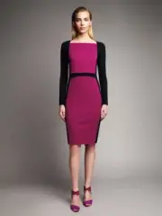 NWT Narciso Rodriguez for DesigNation Colorblock Ponte Sheath Dress XS