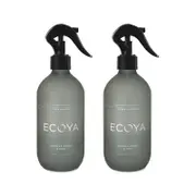 Ecoya Juniper Berry & Mint 450ml Fragranced Surface Spray Pack of 2 - Blue