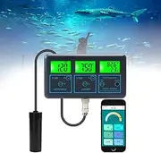 Water Quality Tester, PH Smart Water Testing Meter with LCD Display, WiFi Water Quality Monitor with APP Control, Temp Tester for Swimming Pool, Hydroponics, Drinking Water, Aquariums