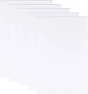 BENECREAT 5 Sheets 3mm White Foam Boards 11.8x7.8" Rectangle Foam PVC Sheet Poster Board Mount Board for Mounting, Crafts, Modelling, Art, Display, School Projects